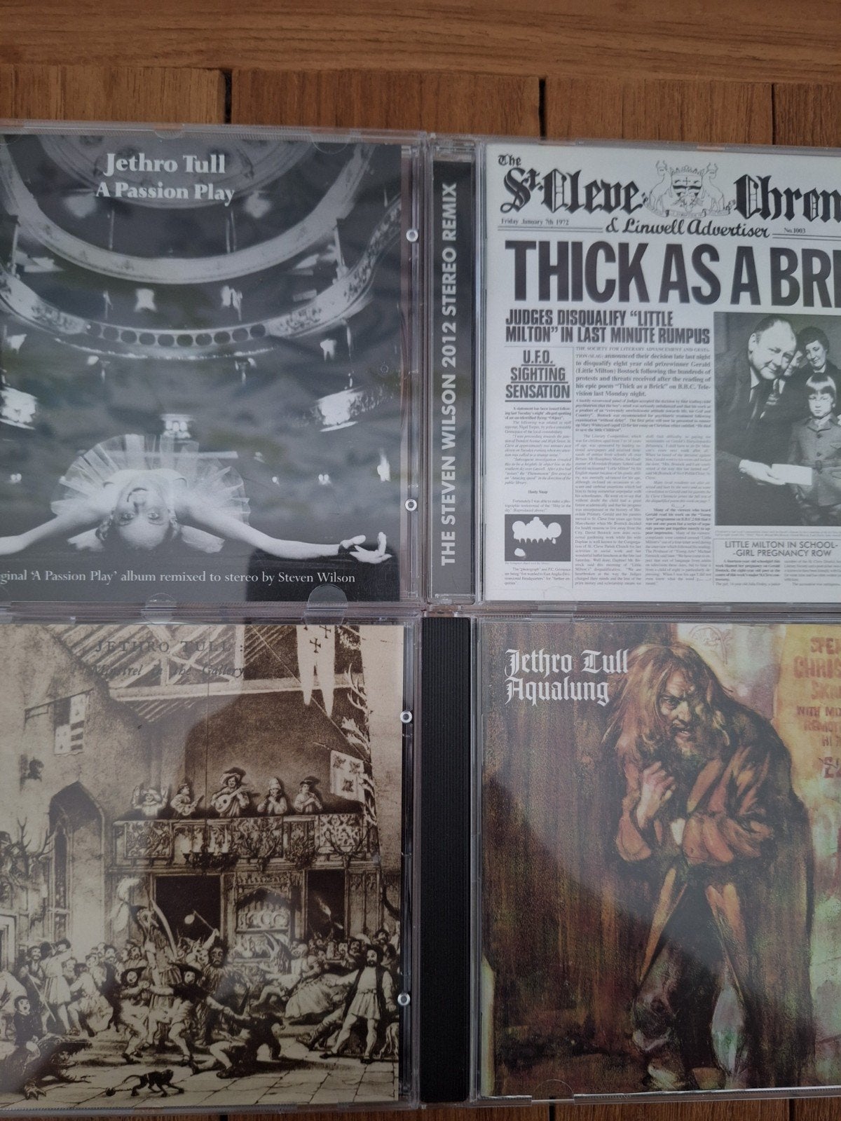 Jethro Tull CD's 4 stuks, Ophalen of Verzenden, Zo goed als nieuw