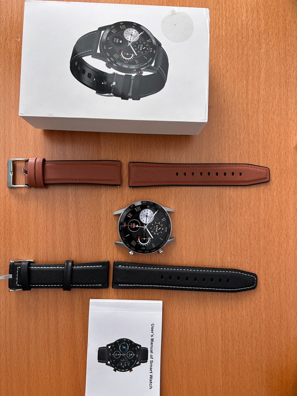Smartwatch Bluetooth android, Sieraden, Tassen en Uiterlijk, Horloges | Heren, Staal, Polshorloge, Kunststof, Zo goed als nieuw