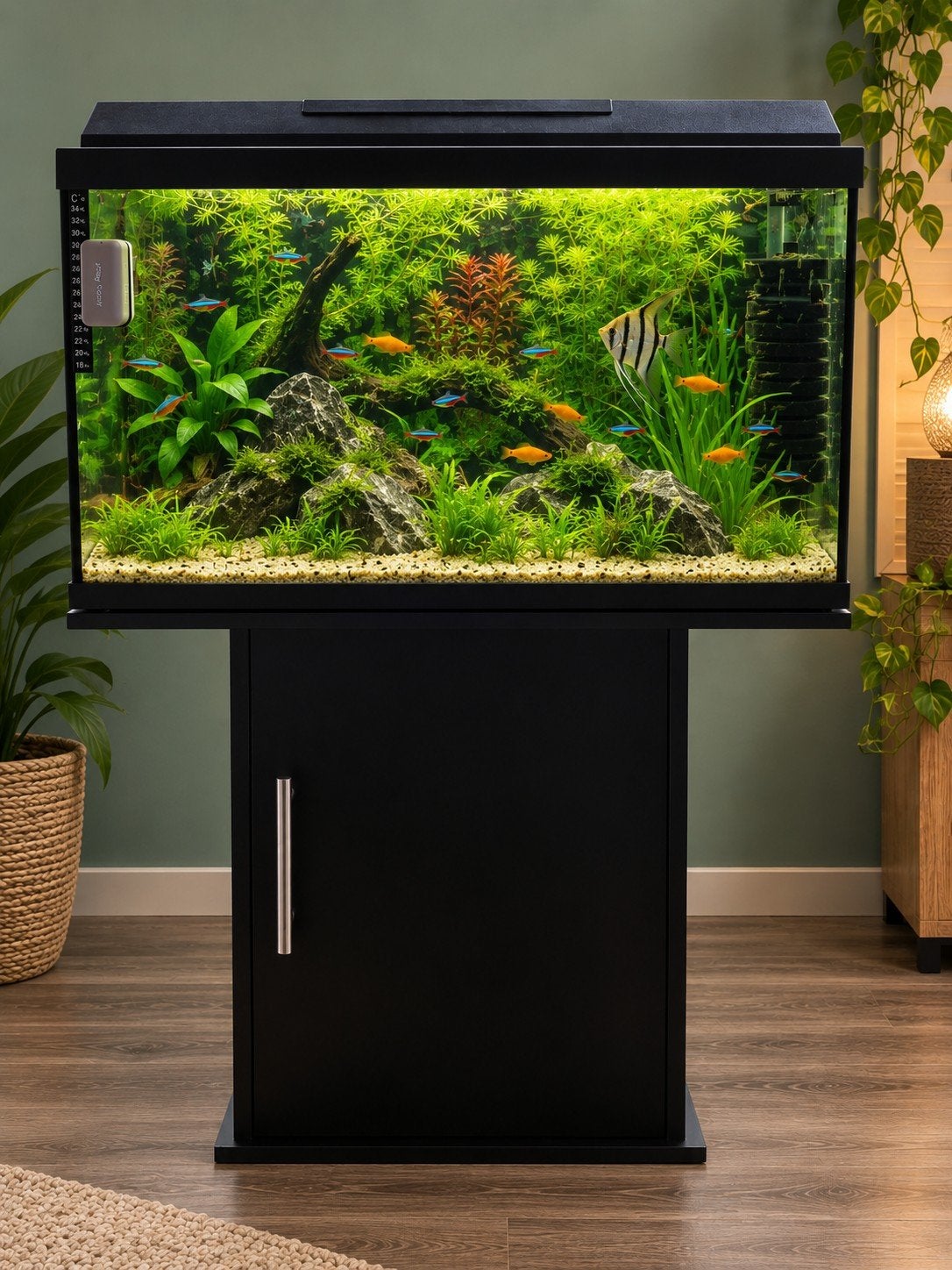 Juwel aquarium met meubel en accessoires, Gebruikt, Leeg aquarium, Juwel, Ophalen