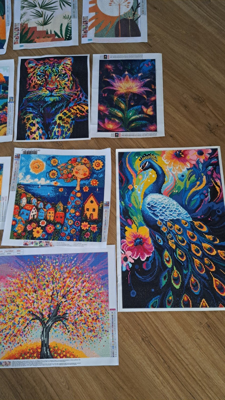 Diverse Diamond Paintings - Gratis Af te Halen, Ophalen, Gebruikt, Handgemaakt, Diamond painting