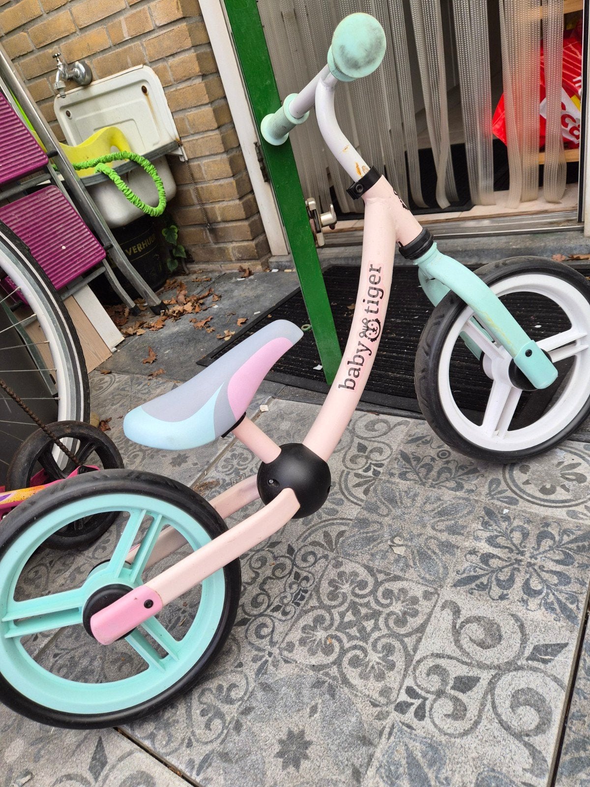 Loopfiets, Ophalen, Loopfiets