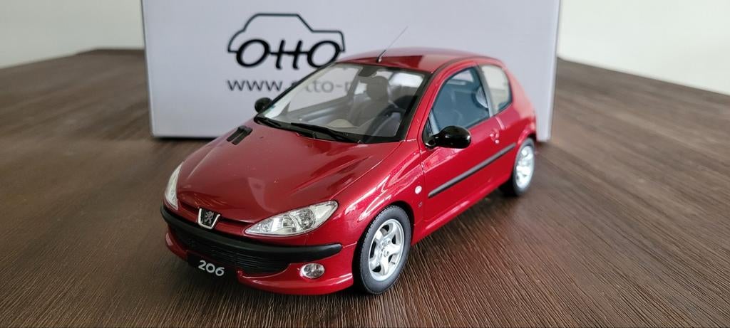 OttoMobile 1:18 Peugeot 206 S16 OT1039, Hobby en Vrije tijd, Modelauto's | 1:18, Ophalen of Verzenden, Nieuw, Auto, OttOMobile
