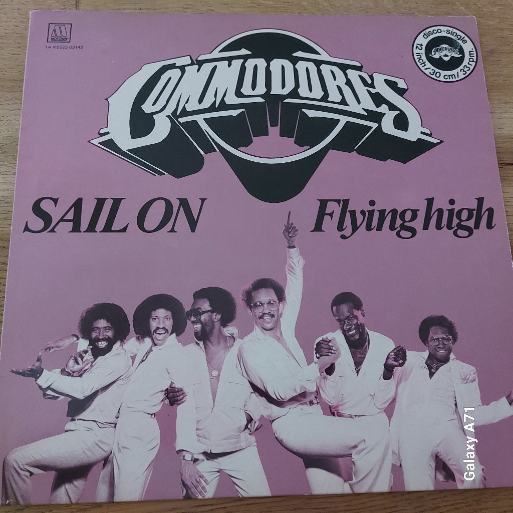 12 inch Maxisingel The Commodores - Sail On  (1979), Gebruikt, Maxi-single, Ophalen of Verzenden, 12 inch