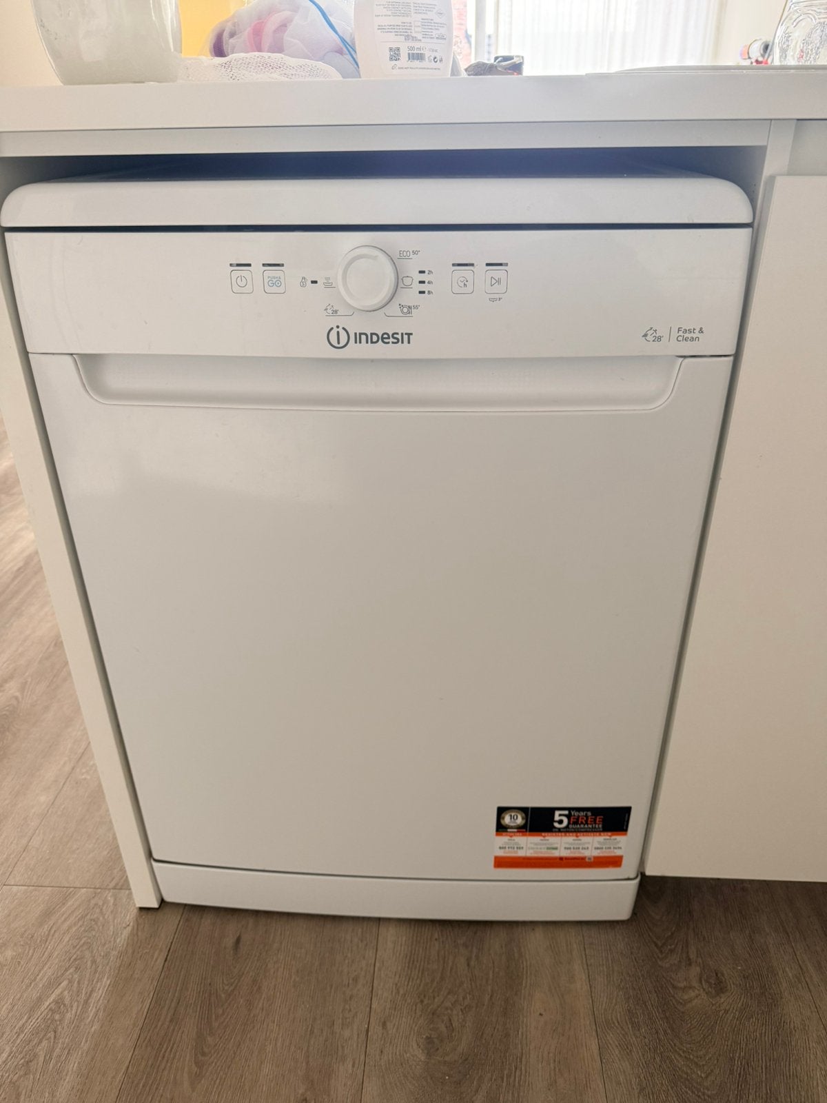 Vaatwasser Indesit, Ophalen, Zo goed als nieuw, Condens