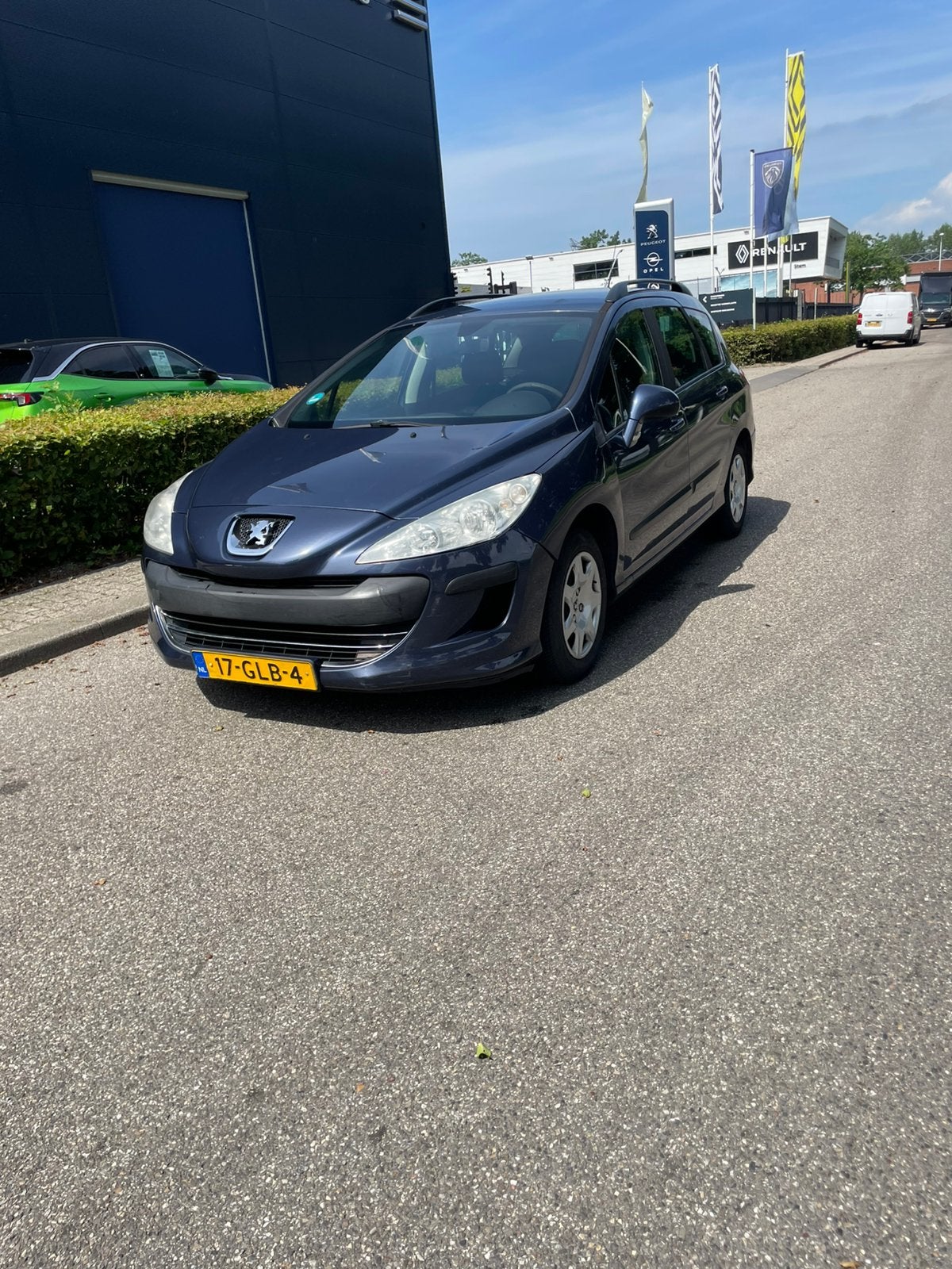Peugeot 308 1.4 VTI 16V SW 5P 2008 Blauw, Auto's, Voorwielaandrijving, 1350 kg, 15 km/l, Zwart