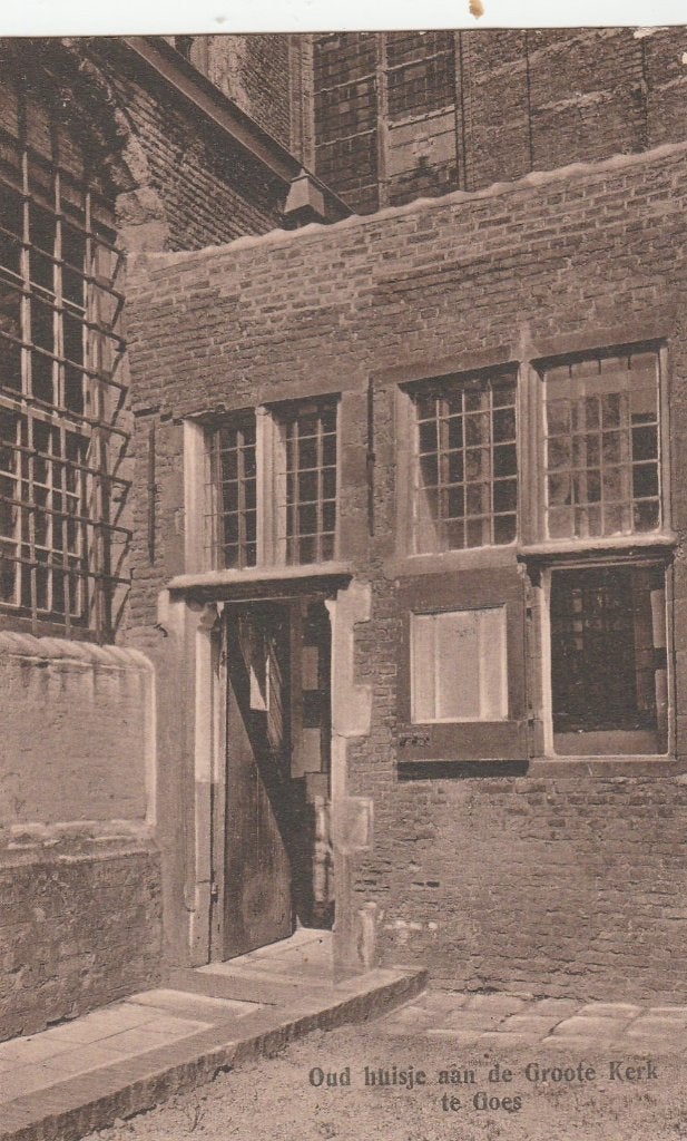 goes- huisje aan de grote kerk 1913, Ophalen of Verzenden, Voor 1920, Zeeland