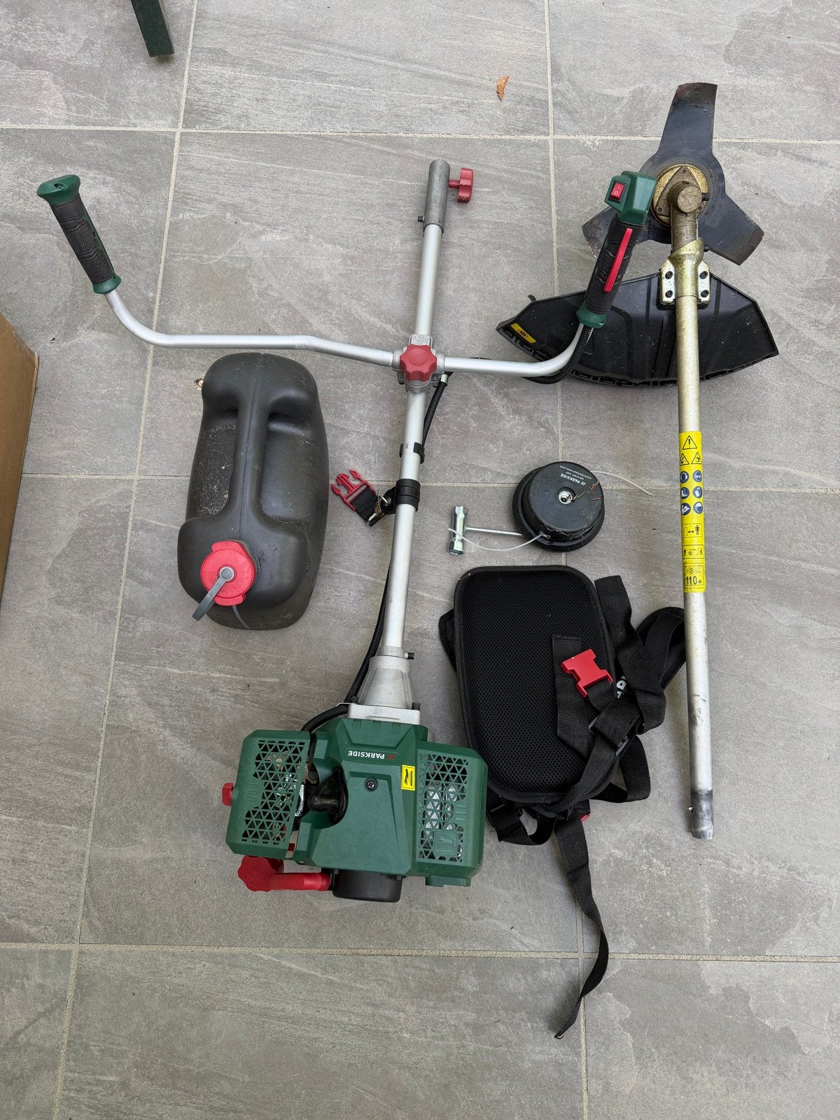 Lidl Parkside Bosmaaier - Krachtig en Compleet, Tuin en Terras, Bosmaaiers, Ophalen, Gebruikt, 30 tot 50 cm, Benzine