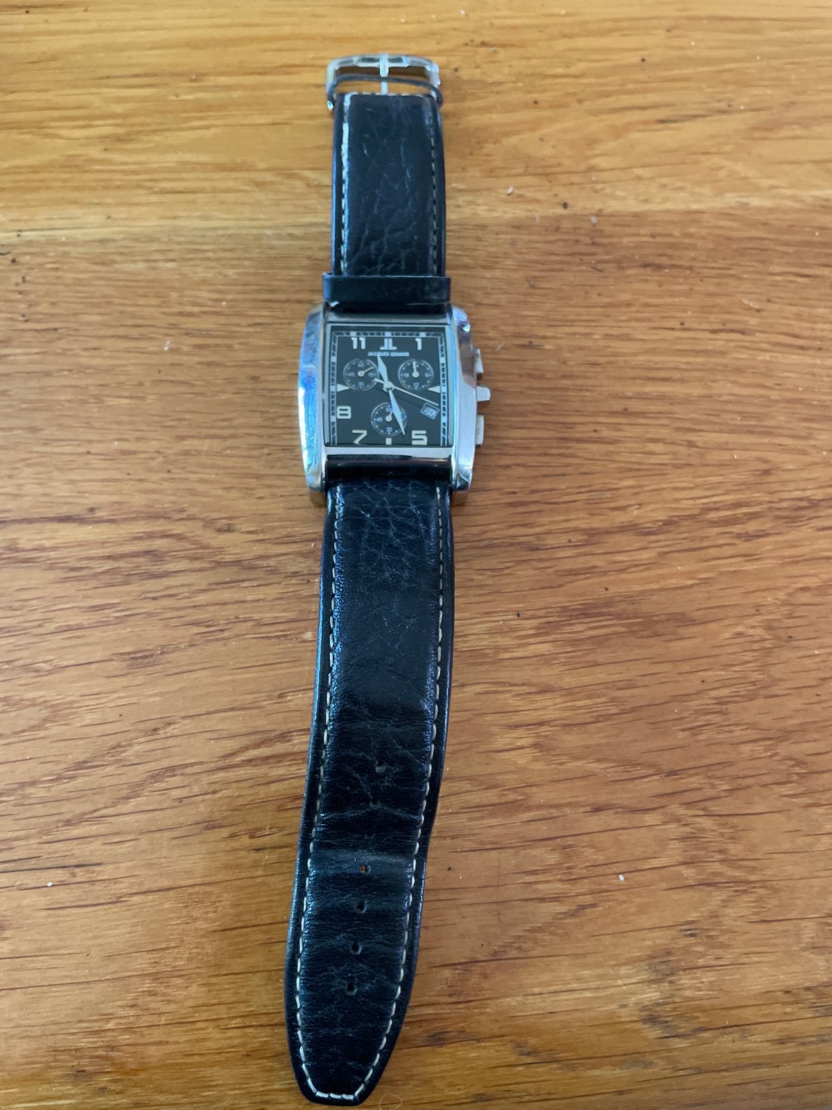 Jacques Lemans horloge met nieuwe batterij, Sieraden, Tassen en Uiterlijk, Horloges | Heren, Overige merken, Staal, Polshorloge