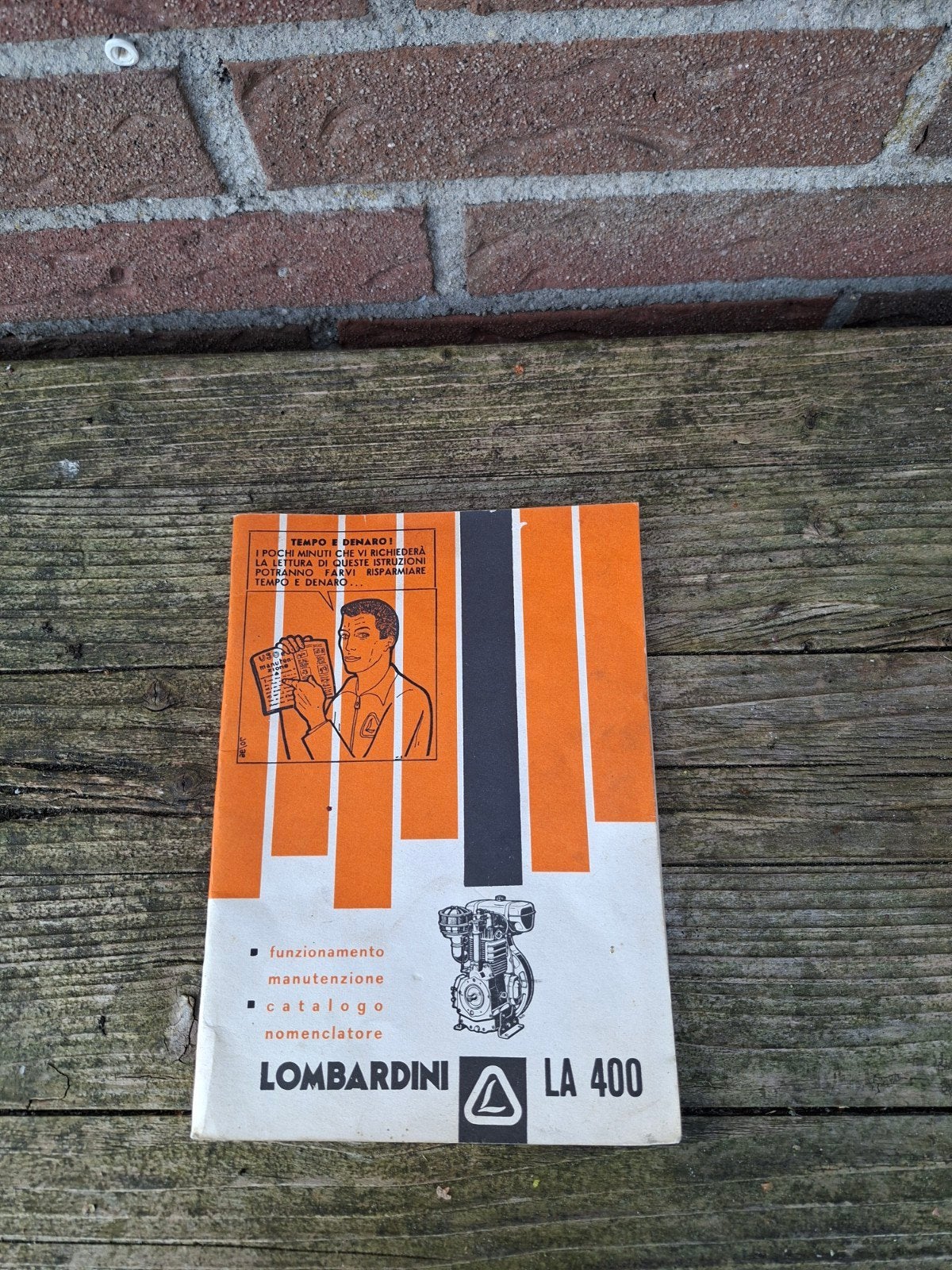 Lombardini LA 400 Motor Handleiding - Origineel, Ophalen of Verzenden