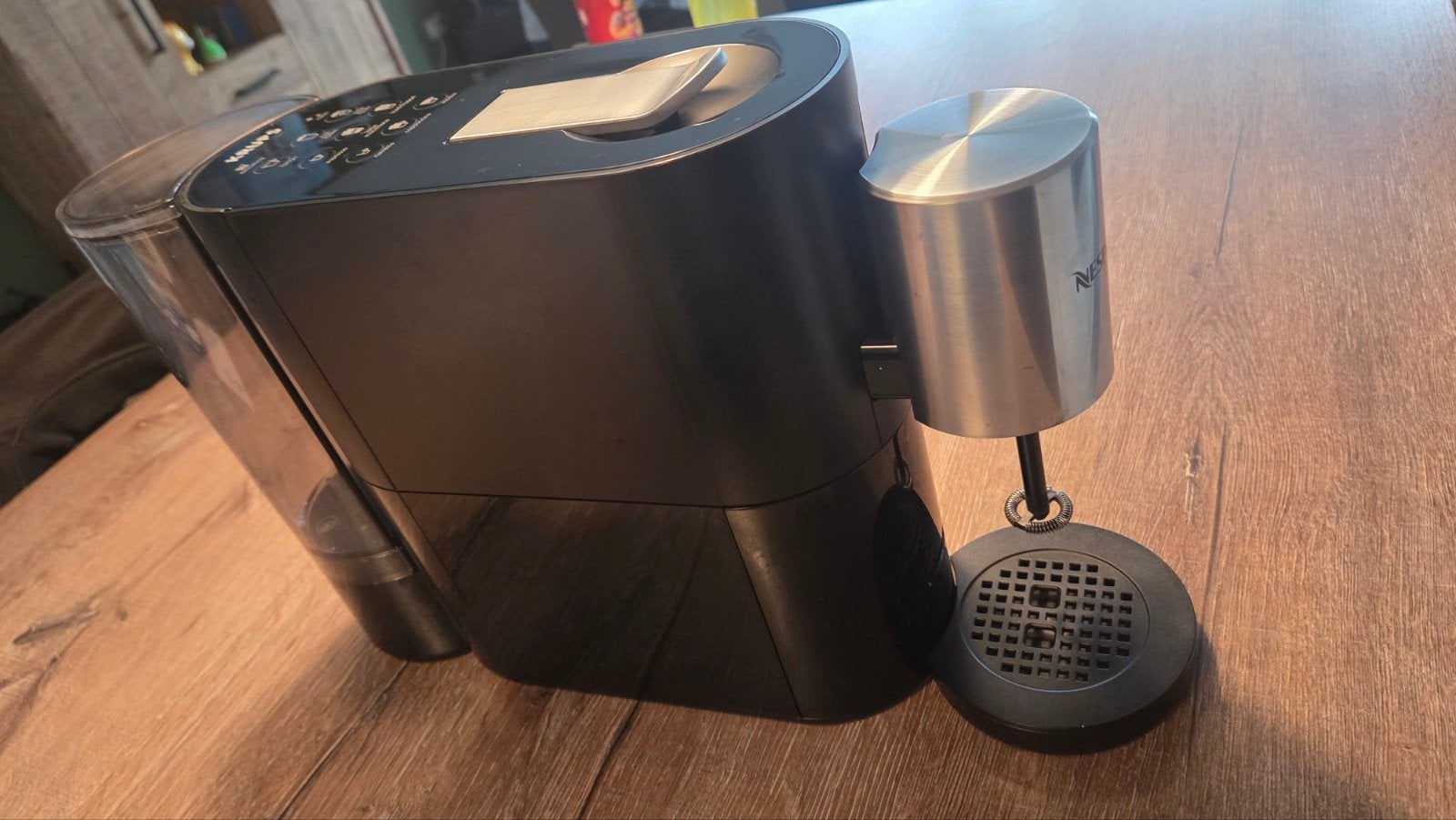 Krups Nespresso Atelier XN8908 koffieapparaat, Ophalen, Gebruikt, Koffiemachine, Koffiepads en cups