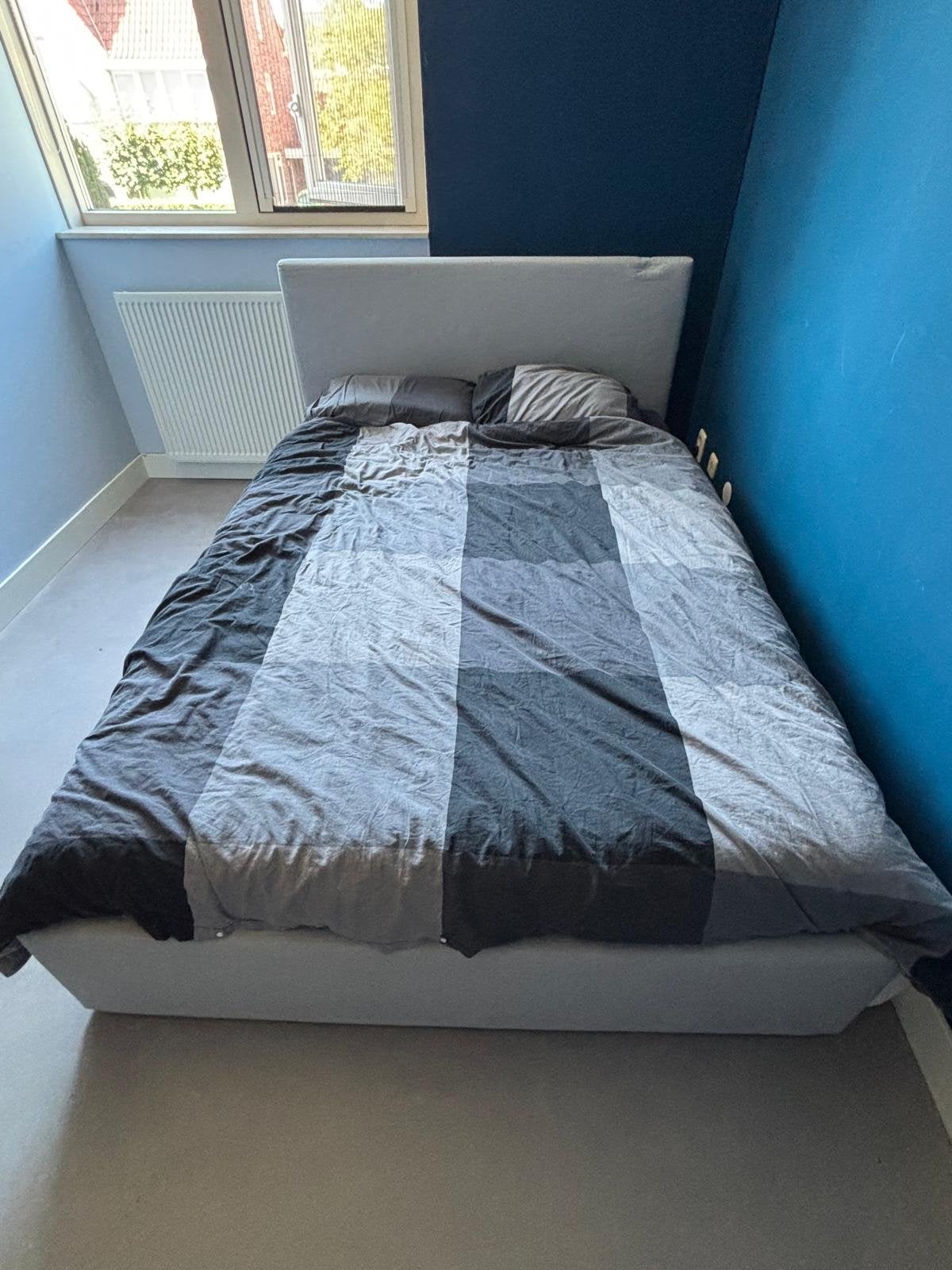 IKEA Gladstad bed 140x200cm met 2 lades, Ophalen, Gebruikt, Tweepersoons, 140 cm