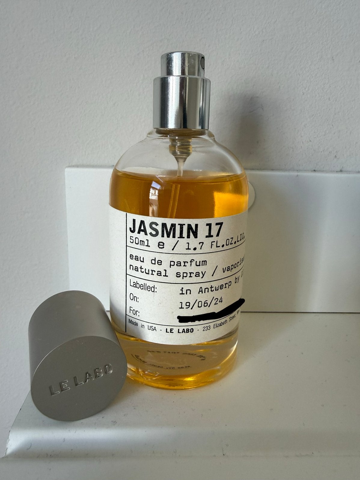 Le Labo Jasmin 17, Ophalen of Verzenden, Zo goed als nieuw