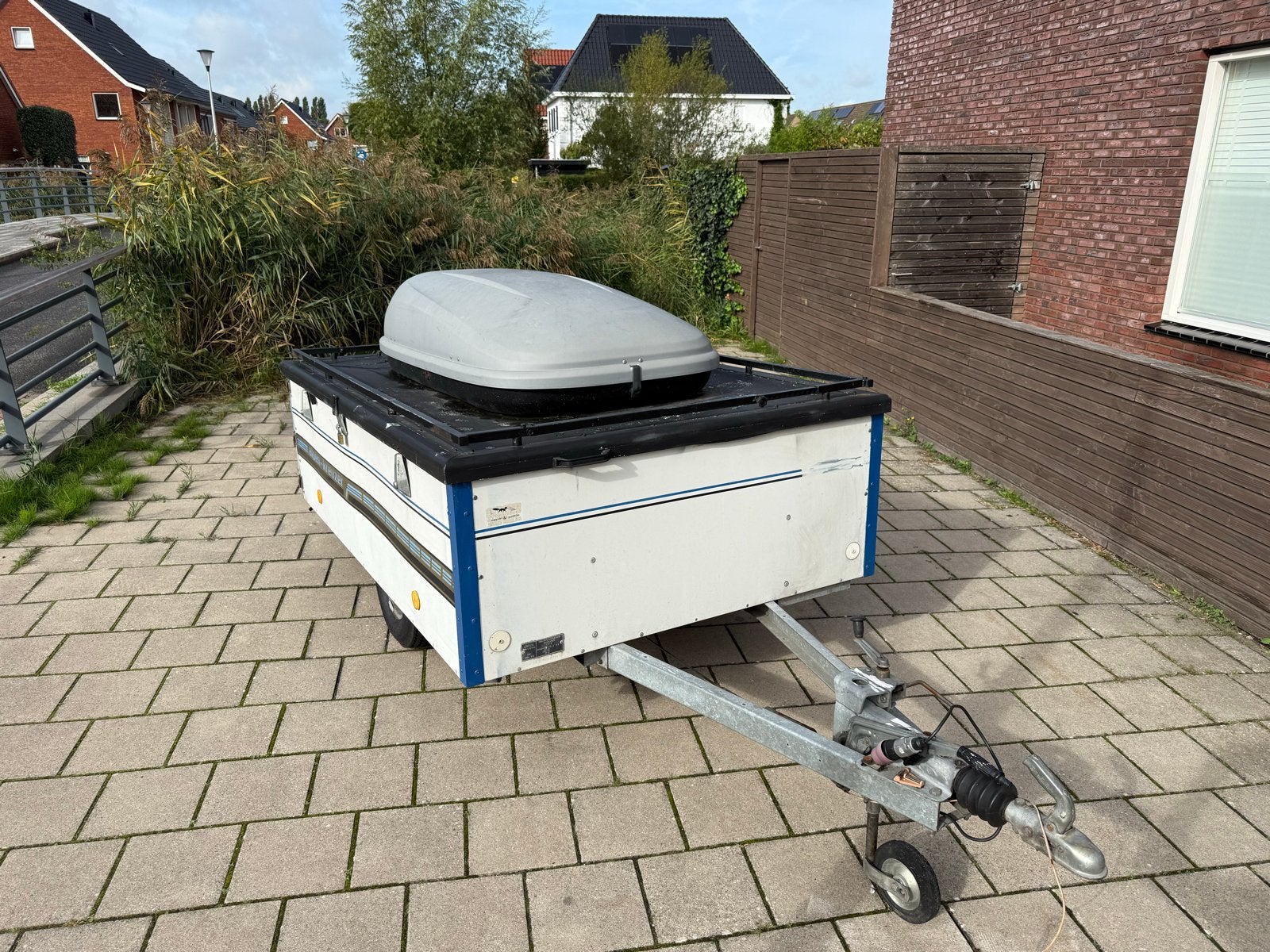 Alpenkreuzer bagagewagen met dakkoffer, Ophalen, Gebruikt
