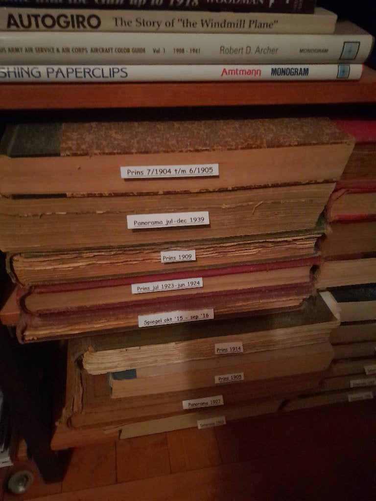 panorama's en prins jaargangen, Ophalen, Gelezen