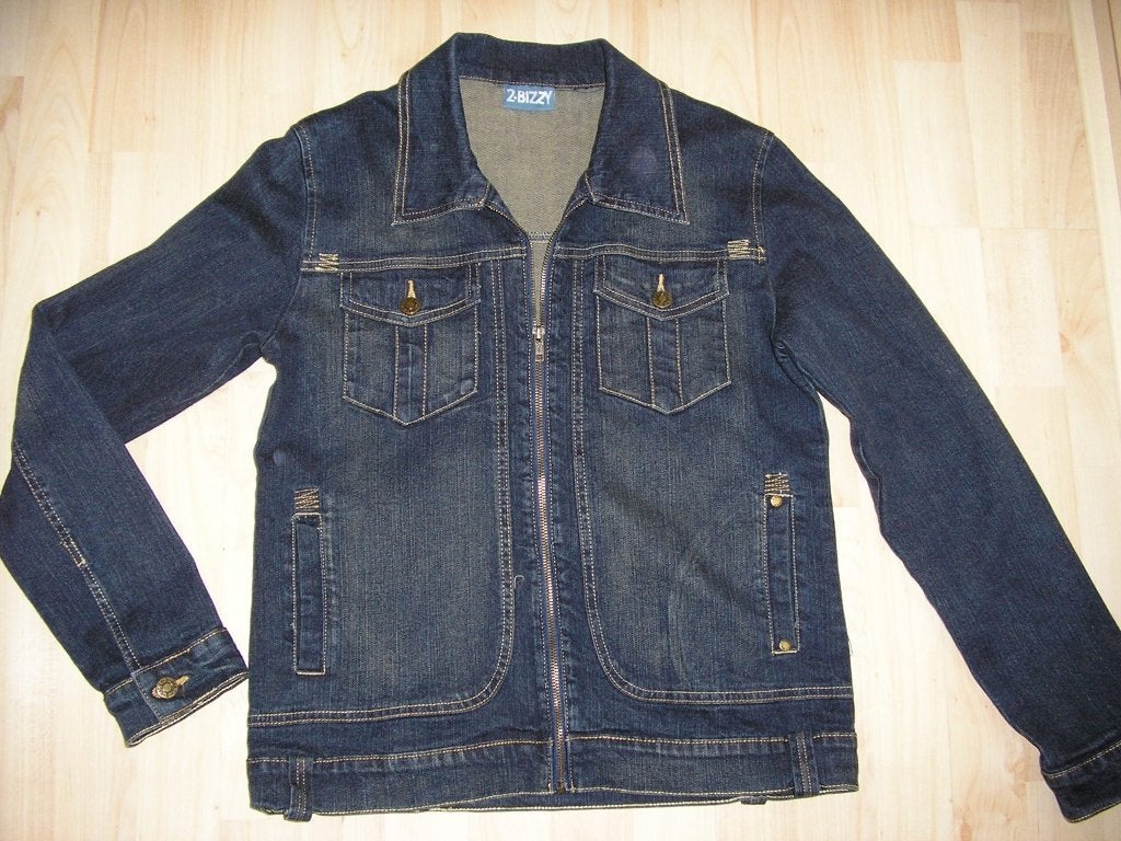 Spijker jasje van 2-Bizzy maat L, Kleding | Dames, Maat 38/40 (M), 2-Bizzy, Blauw, Nieuw