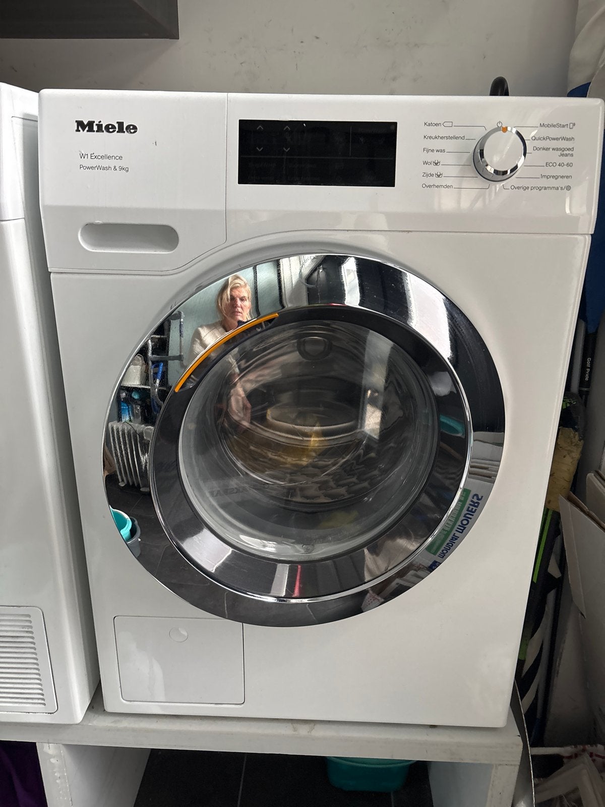 Miele W1 Excellence PowerWash 9kg Wasmachine, Witgoed en Apparatuur, Overige typen, 8 tot 10 kg, Ophalen of Verzenden, Zo goed als nieuw