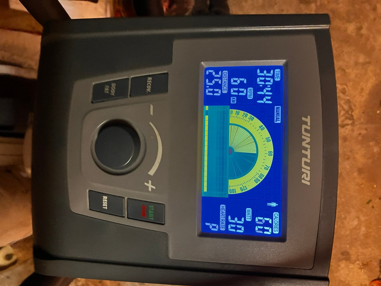Tunturi cross trainer, Ophalen, Zo goed als nieuw, Metaal, Crosstrainer