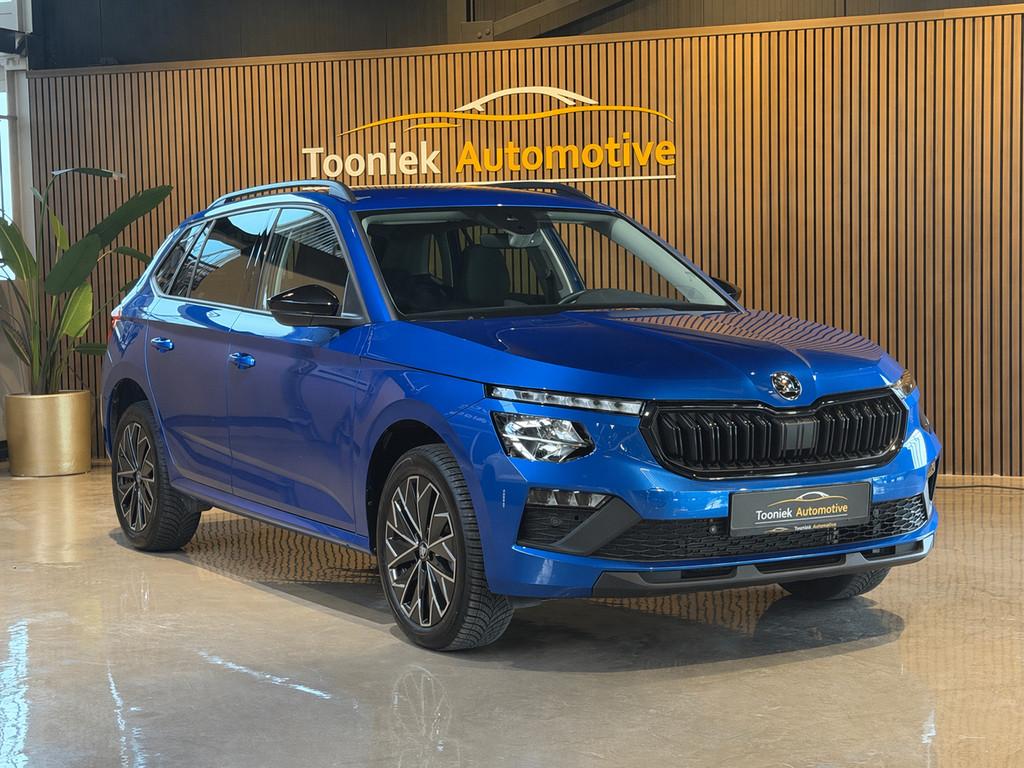 Skoda Kamiq 1.0 TSI Business Edition Stoelverwarming Navigat, Auto's, Voorwielaandrijving, Stof, Gebruikt, Zwart