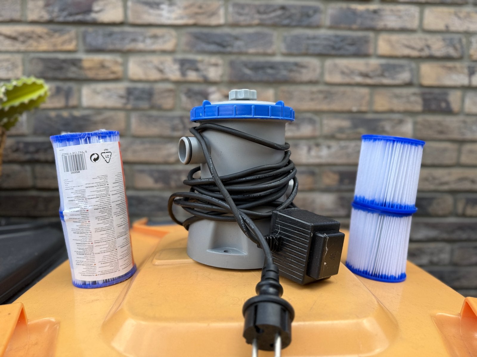 Zwembadfilterpomp met filters, Ophalen, Gebruikt, Zwembadpomp