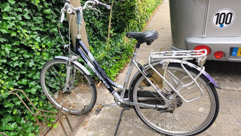 Dames Stations fiets Sparta Paleo met nieuwe band, Fietsen en Brommers, Fietsen | Dames | Damesfietsen, Gebruikt, Sparta, Versnellingen