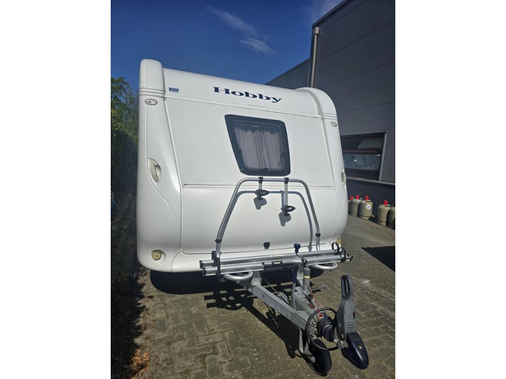 Hobby De Luxe 400 SFE mover + vv + 2 x fietsendrager, Hobby, Bedrijf, Treinzit, Schokbreker