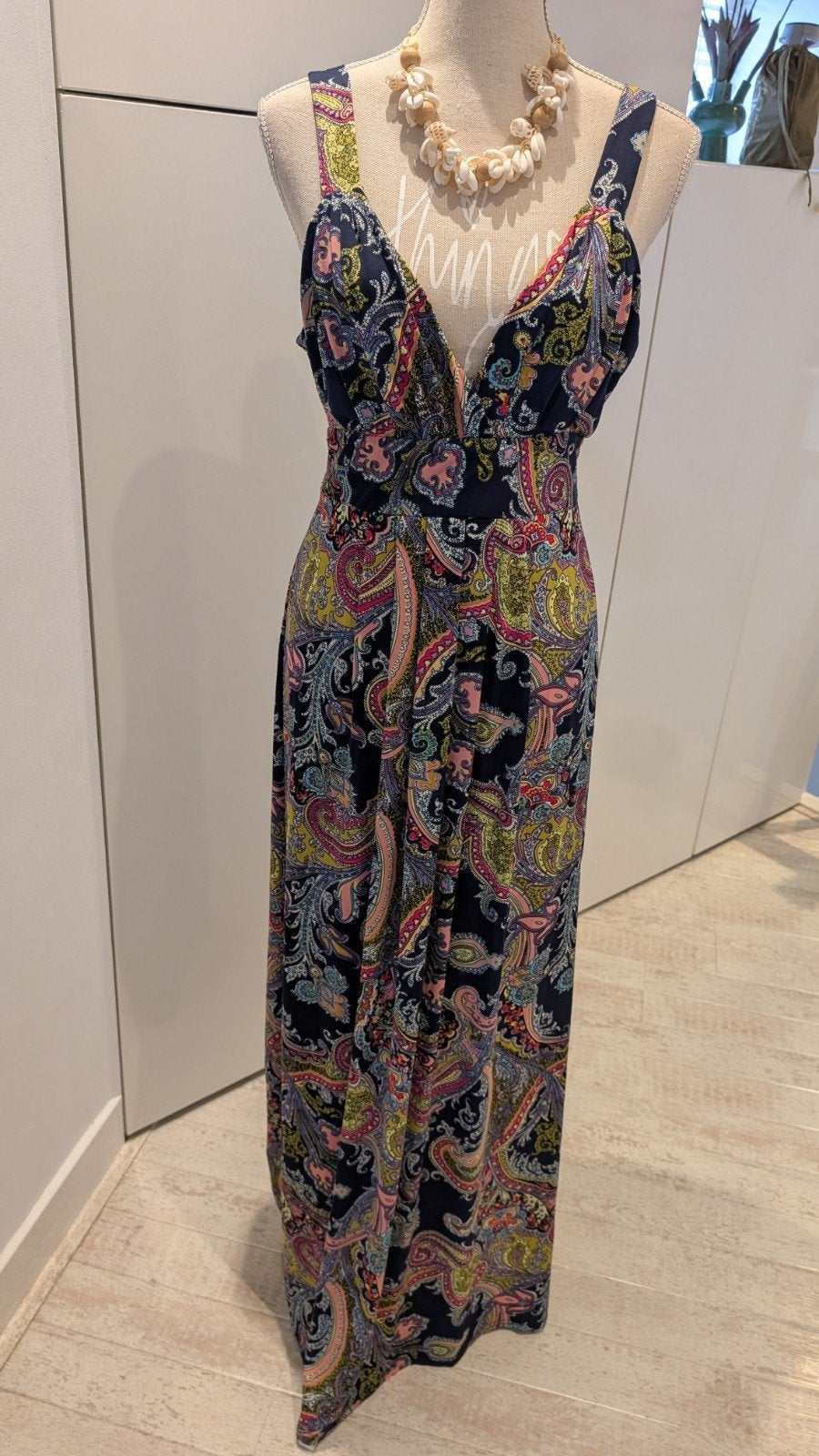 Ibiza style Maxi Jurk - Maat M. NIEUW., Kleding | Dames, Jurken, Nieuw, Maat 38/40 (M), Blauw, Onder de knie, Ophalen of Verzenden