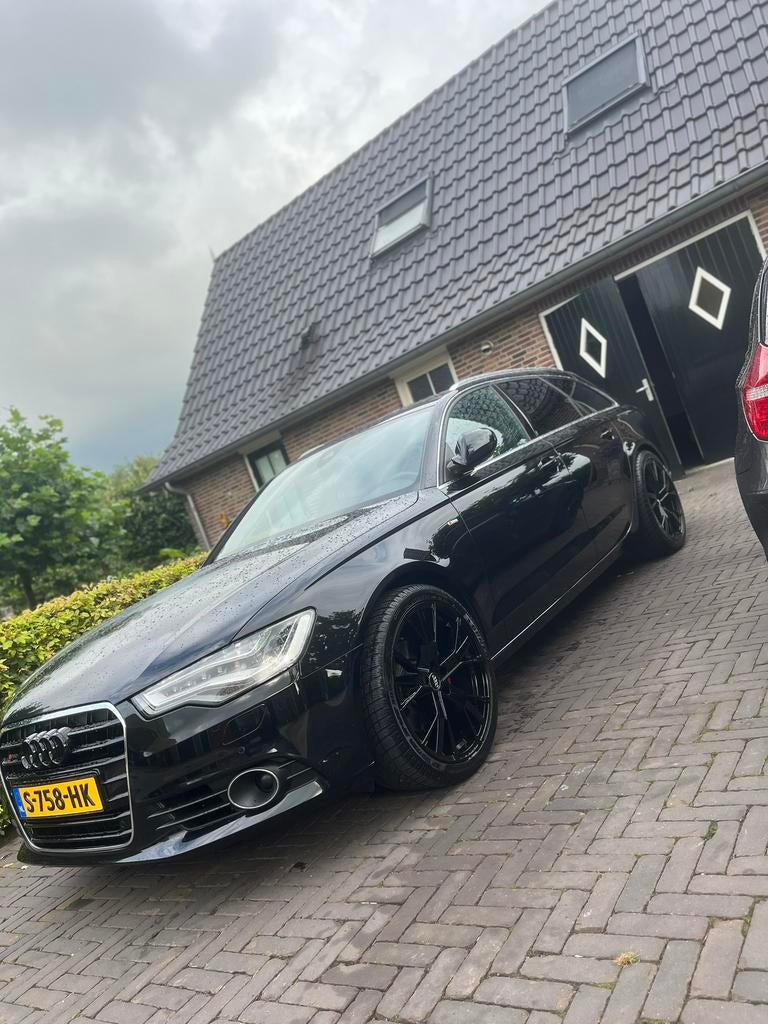 Audi A6 2.0 Tfsi 132KW Avant Multitr 2013 Zwart Luchtvering, Auto's, Audi, 15 km/l, Zwart, 4 cilinders, 1984 cc