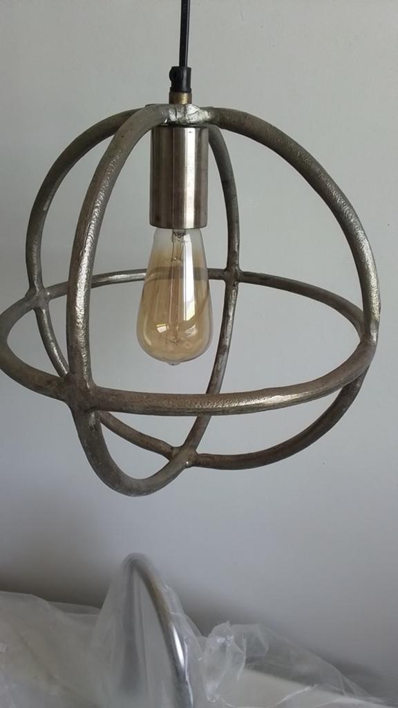 Nieuwe industriële tafellamp, Ophalen of Verzenden, Nieuw, Metaal, Minder dan 50 cm