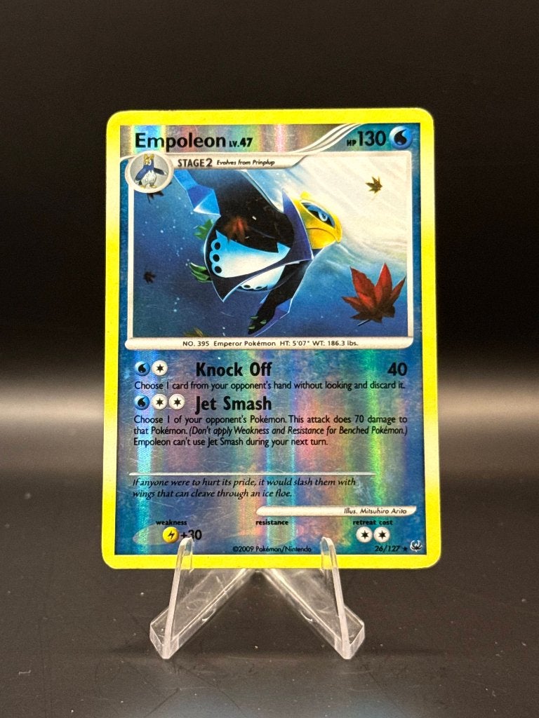 Empoleon lv 47 Rev	26/127	Engels	EX/GD | Pokemon, Ophalen of Verzenden, Nieuw, Losse kaart, Foil