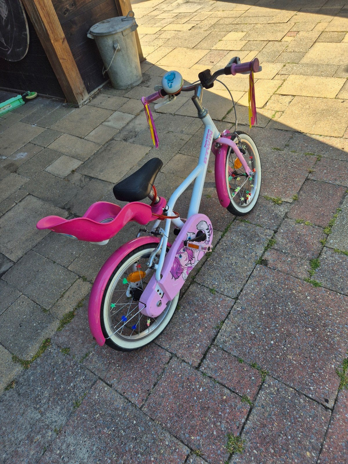 te koop kinderfietsje 16", Ophalen, Gebruikt, Minder dan 16 inch