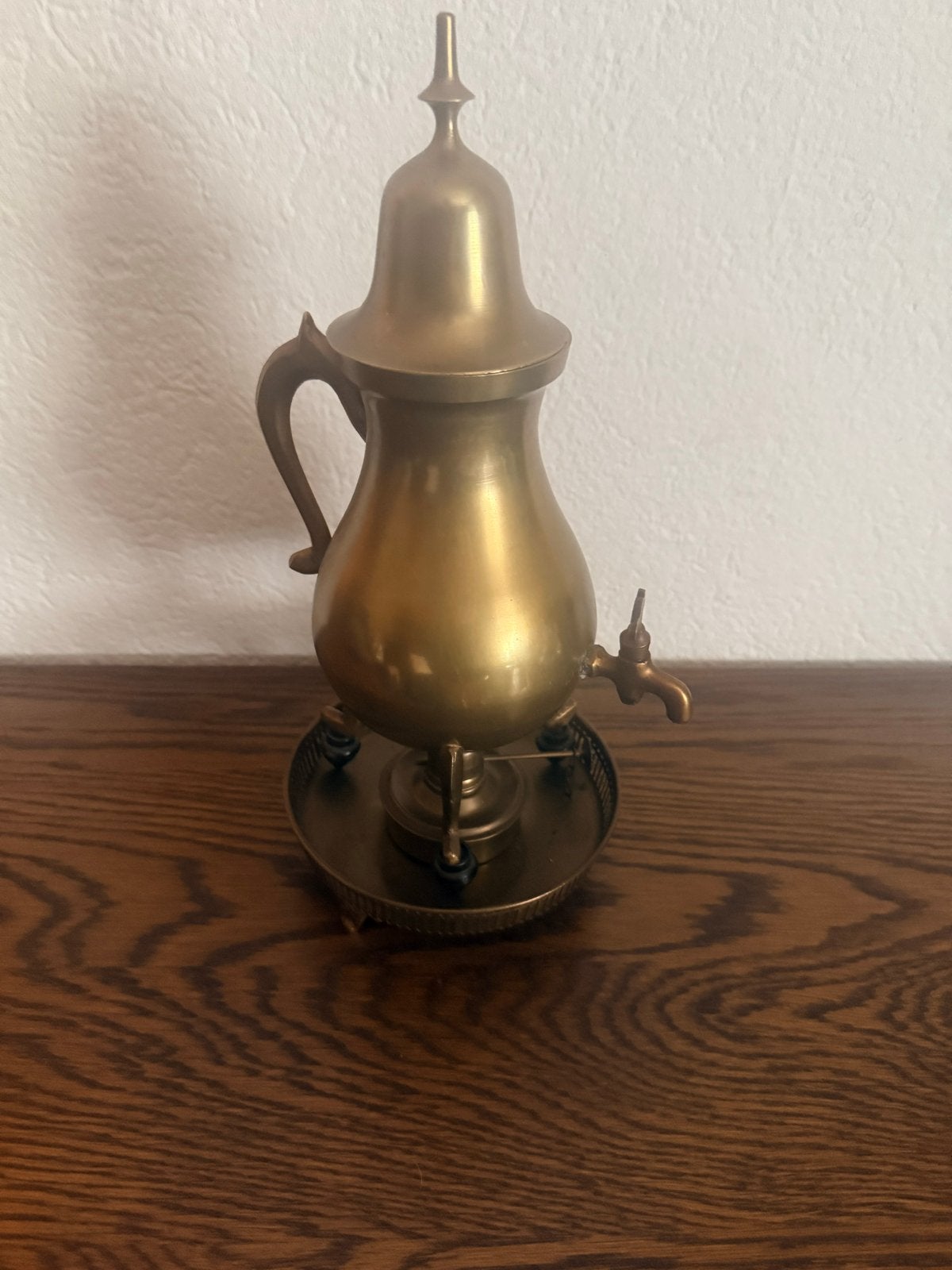 Antieke Theeketel van Koper met Kraantje, Ophalen, Koper