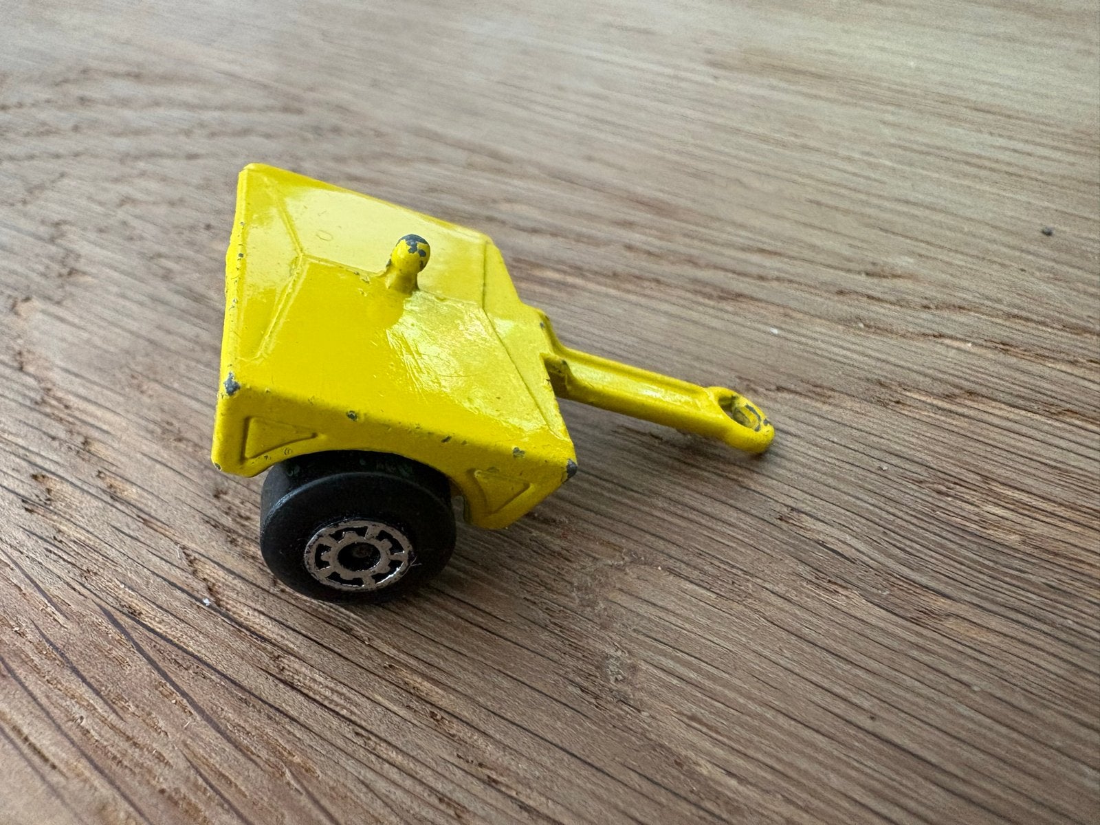 Matchbox Superfast aanhanger geel - Vintage speelgoed, Ophalen of Verzenden, Gebruikt