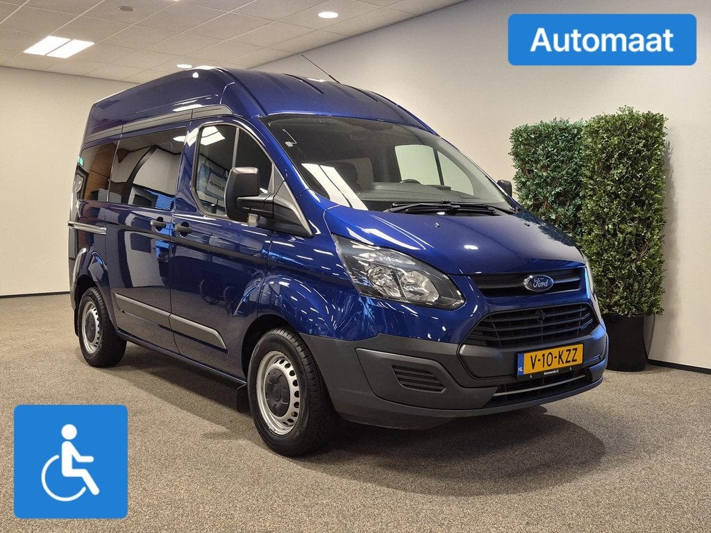 Ford Transit Custom L1H2 Rolstoelbus Automaat, Auto's, Automaat, 12 maanden, Stof, 4 cilinders