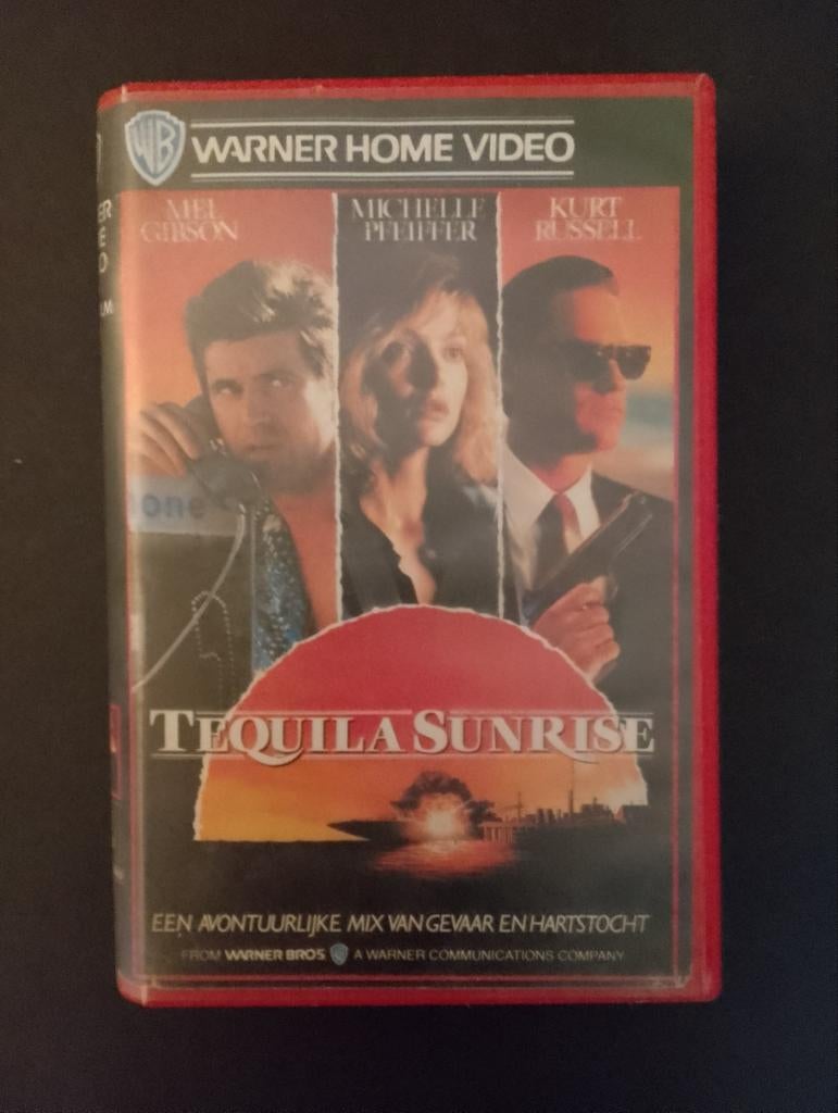 VHS. TEQUILA SUNRISE.  EX RENTAL.  WARNER., Vanaf 16 jaar, Verzenden, Gebruikt, Horror