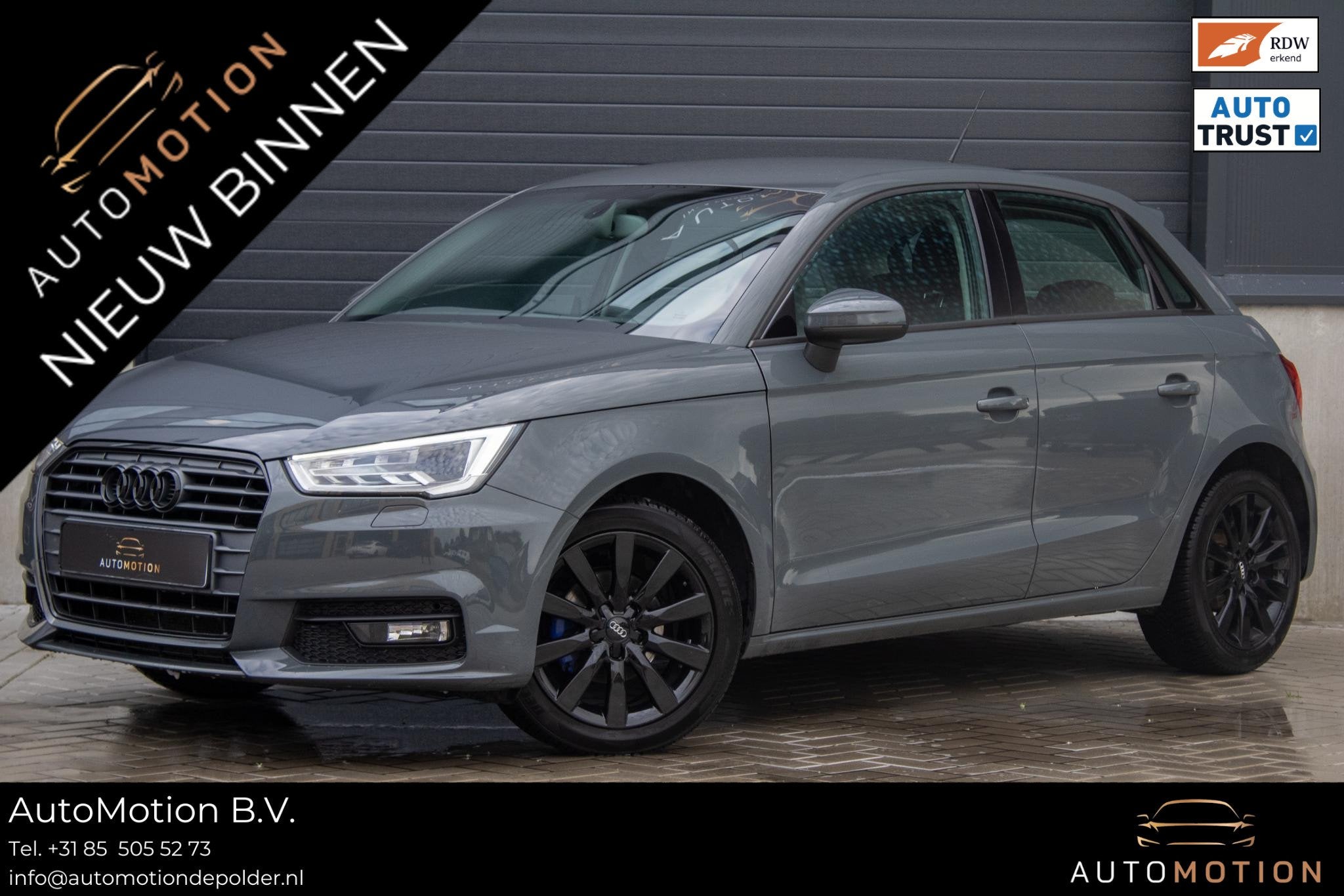 Audi A1 Sportback 1.0 TFSI Led Stoelverwarming Parkeerhulp B, Auto's, Dealer onderhouden, Stof, Met garantie (alle), Bedrijf