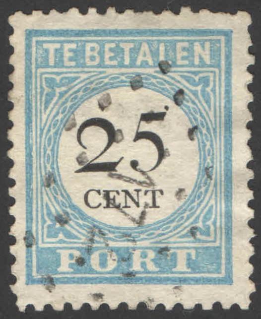 Nederland Port 11 Puntstempel 172 Barneveld, Ophalen of Verzenden, T/m 1940, Gestempeld