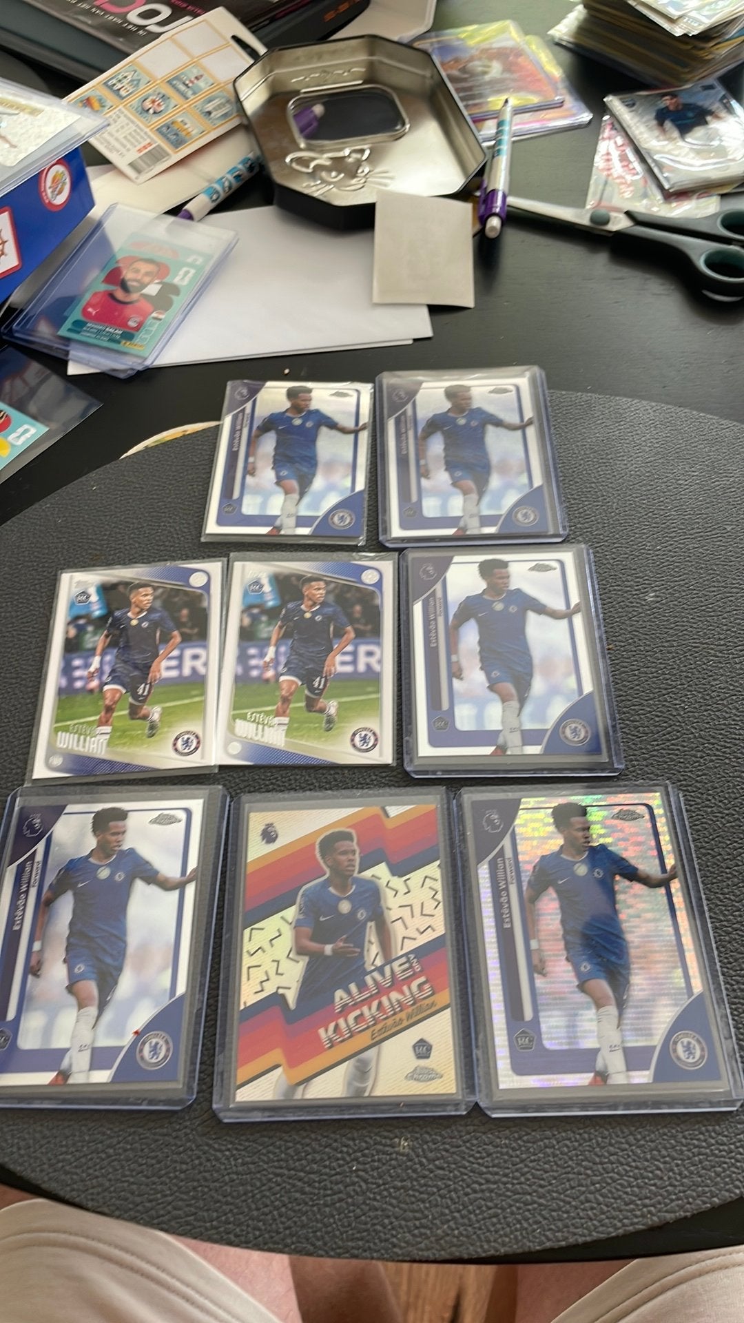 Voetbalkaarten Estevao Willian Chelsea Topps Chrome, Verzamelen, Sportartikelen en Voetbal, Ophalen of Verzenden, Zo goed als nieuw