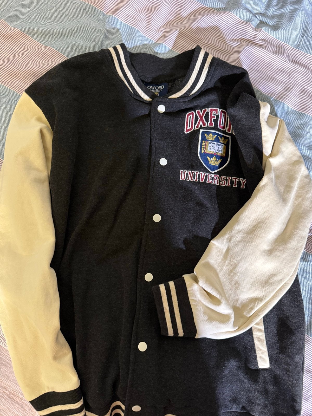 Oxford University Varsity Jacket - Maat XL, Ophalen, Zo goed als nieuw, Maat 56/58 (XL), Meerkleurig