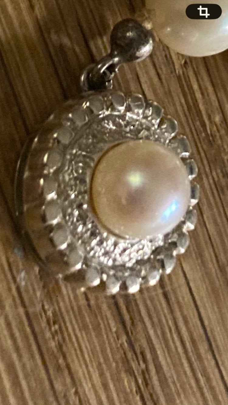 Prachtige parels met witgouden slot, Verzenden, Goud
