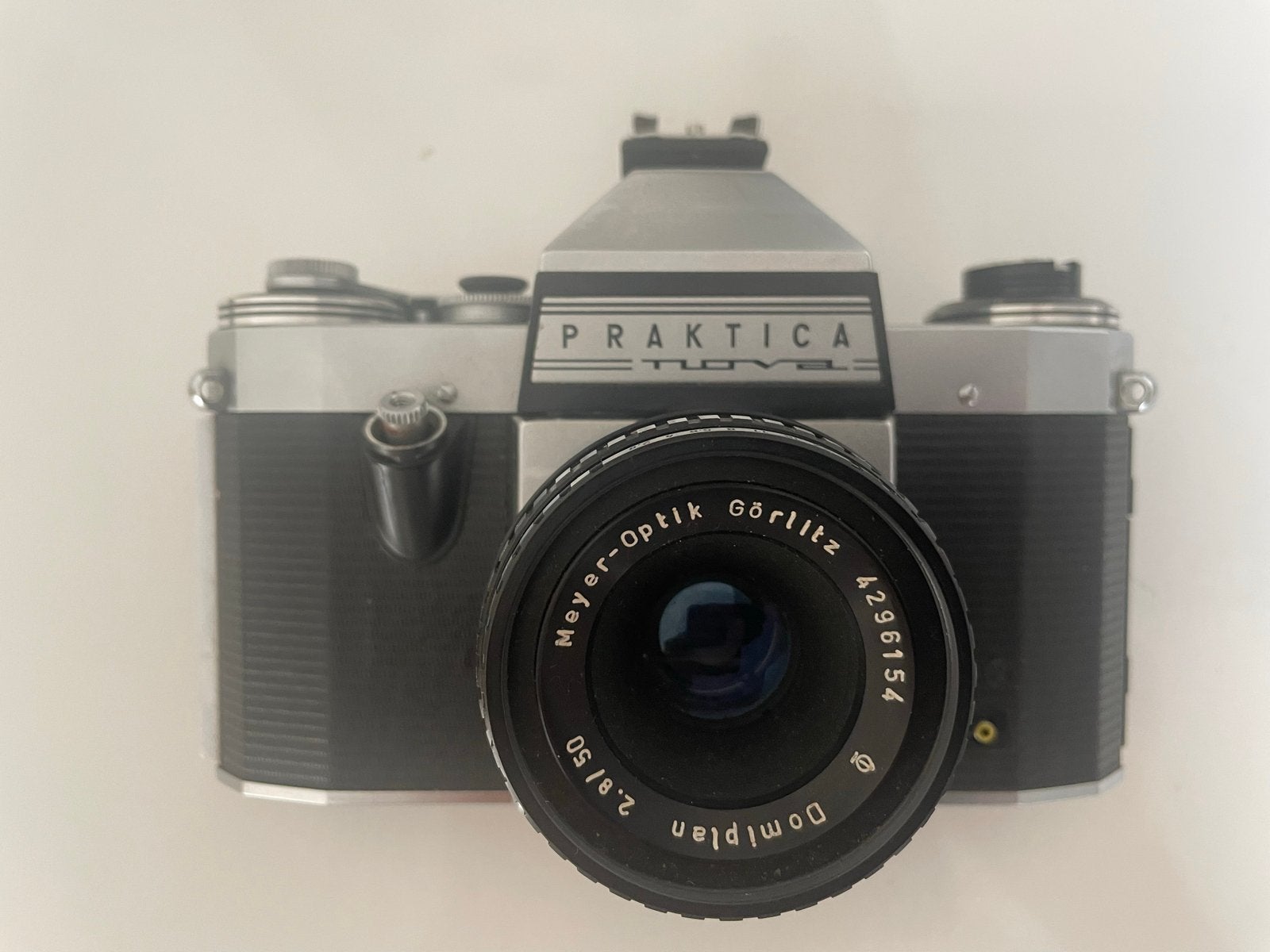 Praktica Nova I spiegelreflexcamera met Meyer-Optik Domiplan, Ophalen of Verzenden, Gebruikt, Spiegelreflex, Overige Merken