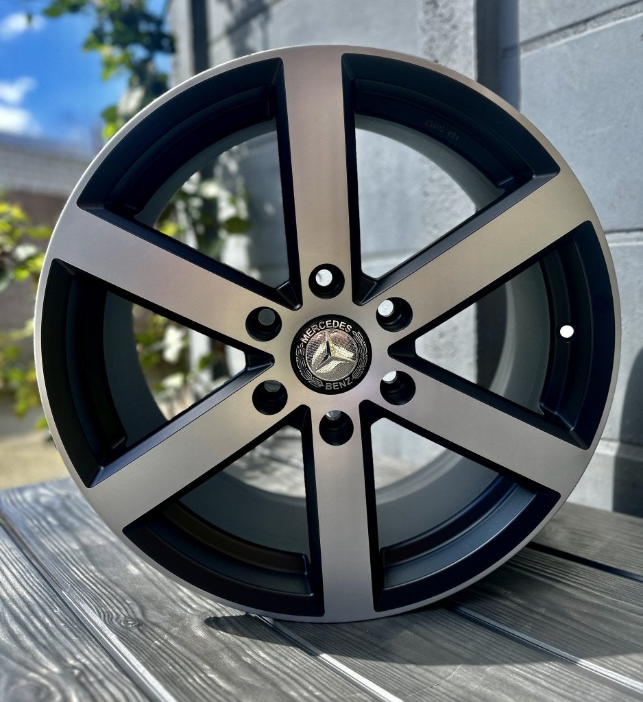 Mercedes Sprinter Crafter 18 inch 6x130 mat zwart ACTIE, Auto-onderdelen, Banden en Velgen, Niet ingevuld, 18 inch, Velg(en), Niet ingevuld