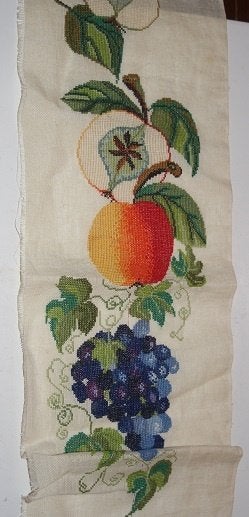Geborduurd Schellekoord Fruit ca 120 cm 134196, Ophalen of Verzenden, Zo goed als nieuw, Overige typen
