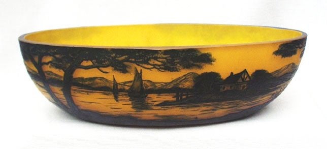 Art Nouveau Jardiniére cameoglas - Richard (Loetz)., Antiek en Kunst, Ophalen of Verzenden