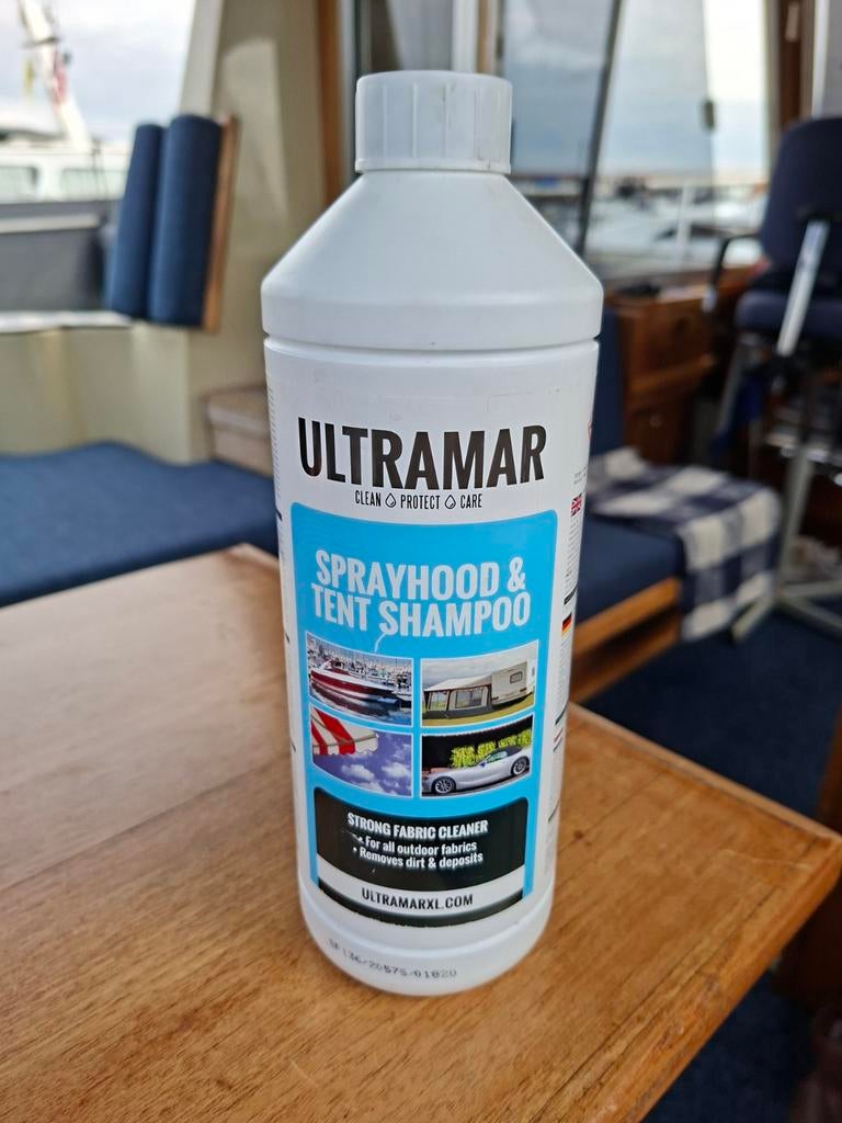 Fles ultramar sprayhood & tent shampoo, Watersport en Boten, Ophalen of Verzenden, Zo goed als nieuw, Motor en Techniek
