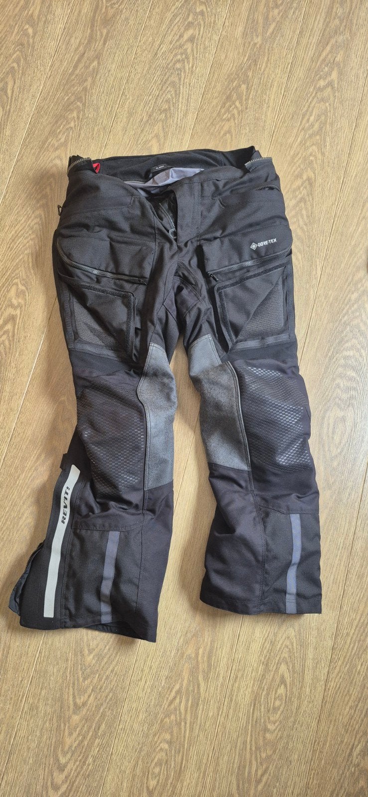REV'IT! Defender 3 GTX Gore-Tex Motorbroek xl short, Zwart, Overige maten, Ophalen of Verzenden, Zo goed als nieuw