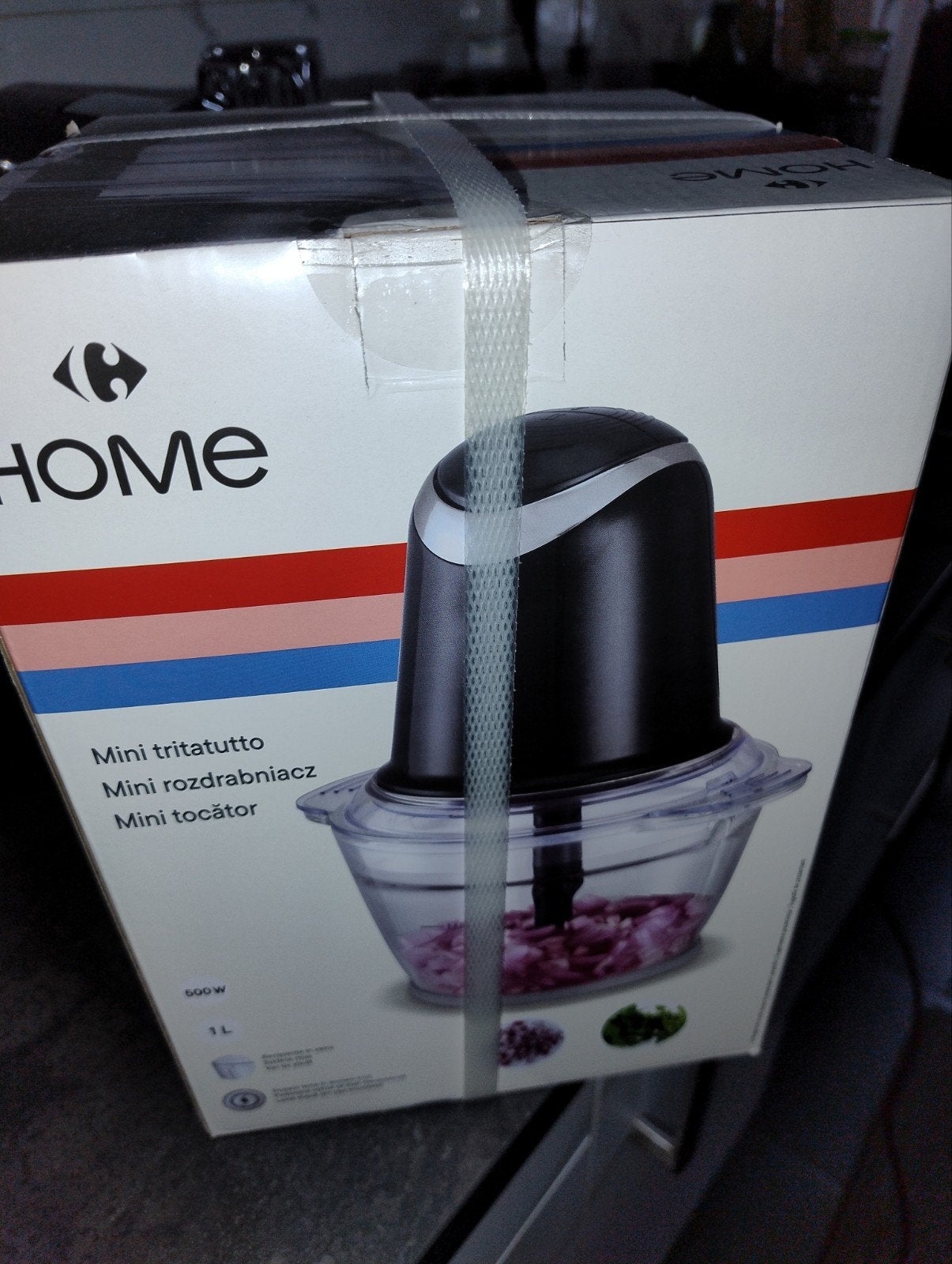 Carrefour Home Mini Hakmolen - Nieuw in doos, 1 tot 2 liter, Nieuw, Ophalen of Verzenden, Vaatwasserbestendig