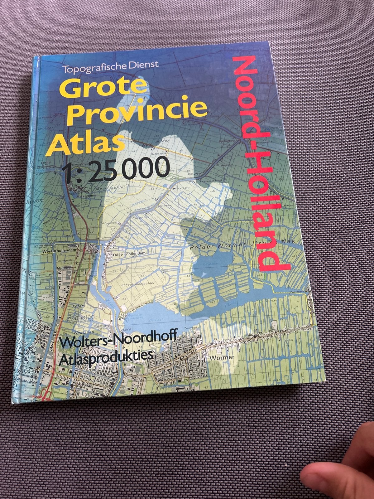 Grote Provincie Atlas 1:25000 Noord-Holland 1996 2de editie, Boeken, Overige atlassen, Ophalen of Verzenden, Zo goed als nieuw