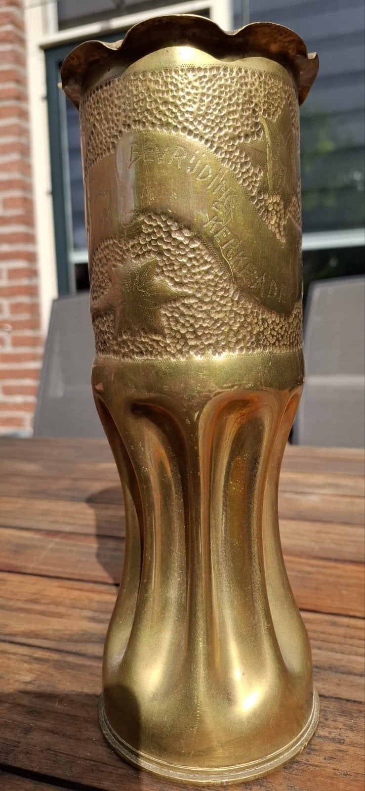 25 ponder trench art ww2, Ophalen of Verzenden, Hulzen of Bodemvondsten
