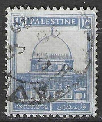 Palestina 1927/1945 - Yvert 73 - Moskee van Omar - 15 m (ST), Verzenden, Gestempeld, Zuidoost-Azië