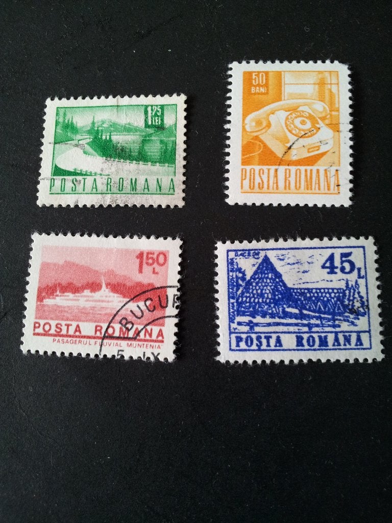 Roemenië F allerlei gestempeld, Ophalen of Verzenden, Overige landen, Gestempeld